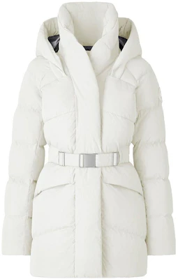 (W) Canada Goose Marlow Jaket Bulu Warna Solid dengan Rekaan Bertudung 3902W-433 Order (W) Canada Goose Marlow Jaket Bulu Warna Solid dengan Rekaan Bertudung 3902W-433