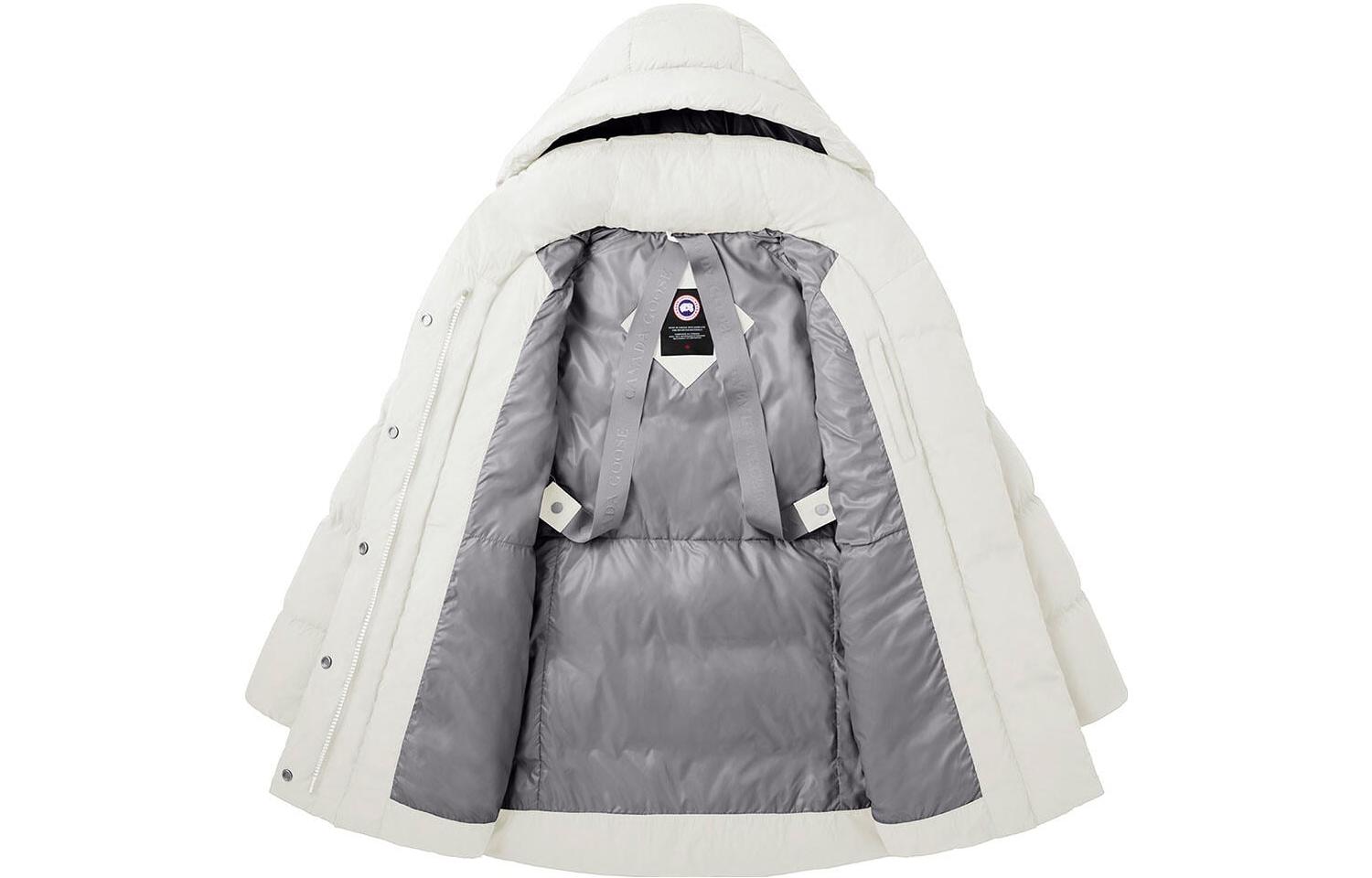 Lookbook (W) Canada Goose Marlow Jaket Bulu Warna Solid dengan Rekaan Bertudung 3902W-433