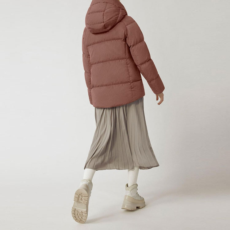 Purchase (Women) Canada Goose Marlow FW22  Twilight Pink Down Jacket Long Sleeve Casual. 3904W-347