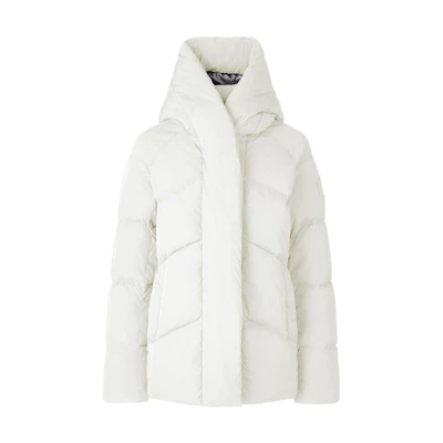 (Women) Canada Goose Marlow FW22 White Long Sleeve Down Jacket. 3904W-433