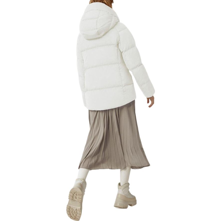 Purchase (Women) Canada Goose Marlow FW22  White Long Sleeve Down Jacket. 3904W-433