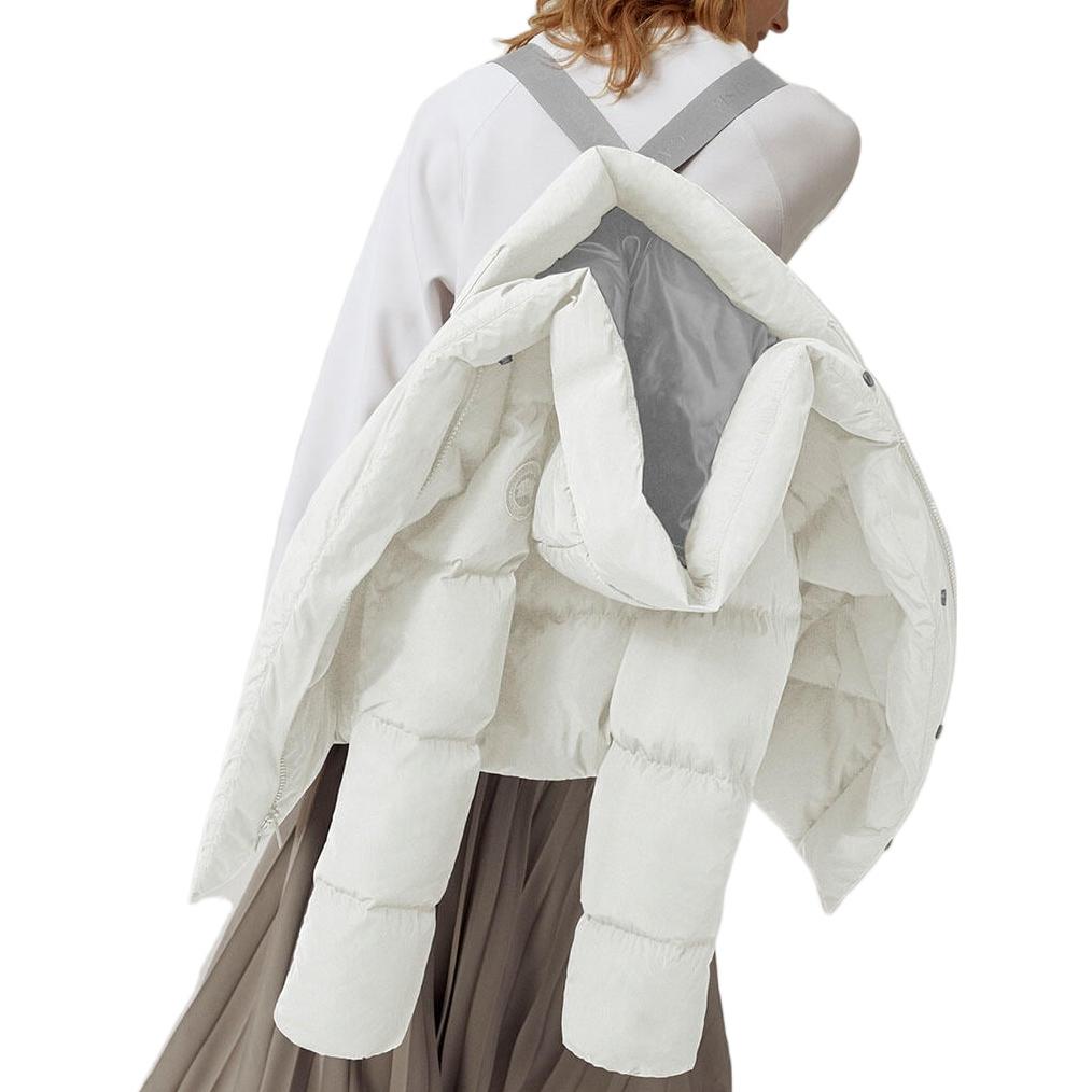 Details for (Women) Canada Goose Marlow FW22  White Long Sleeve Down Jacket. 3904W-433