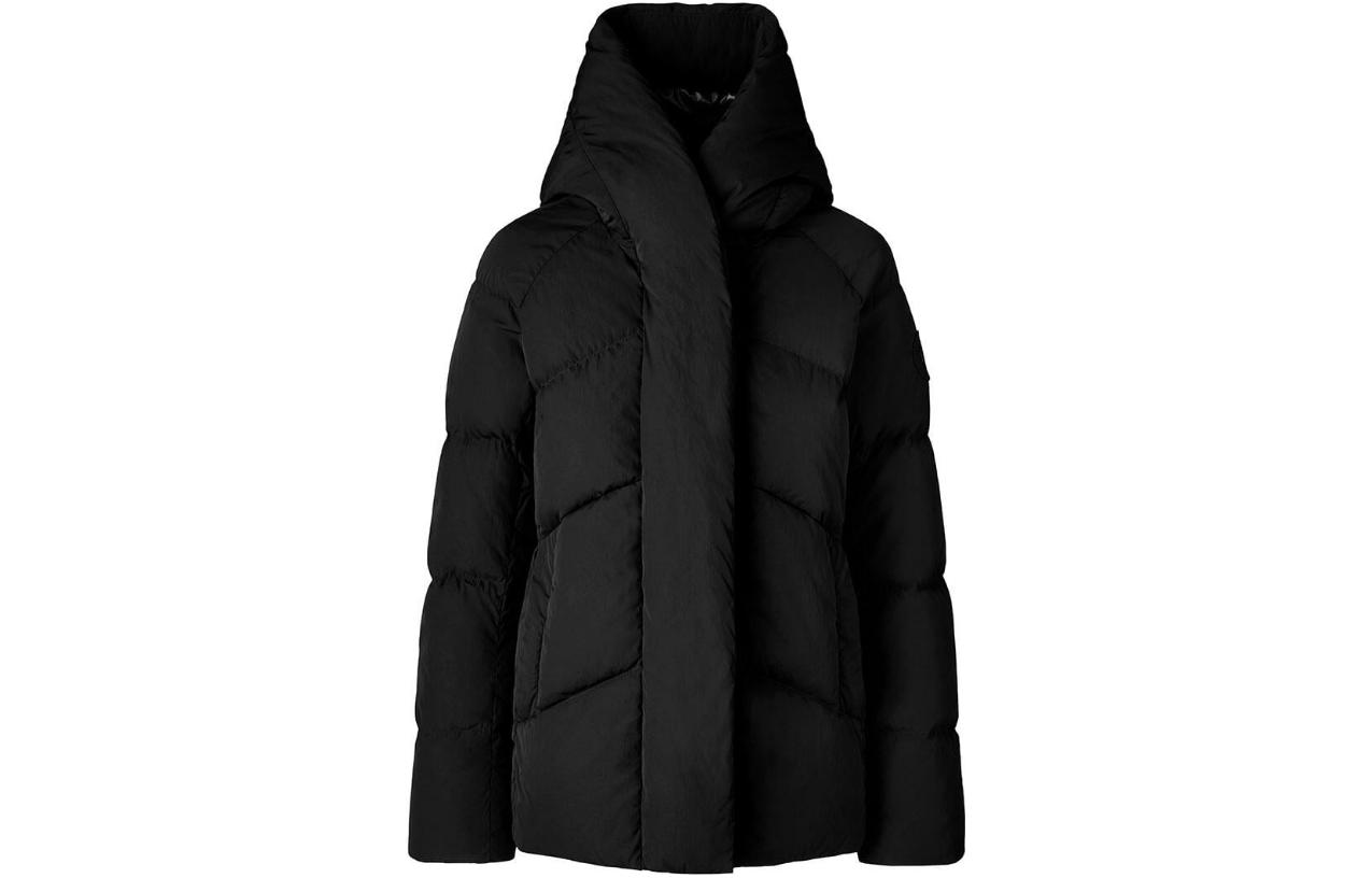(Women) Canada Goose Marlow Series FW22  Long Down Jacket Black 3904W-61