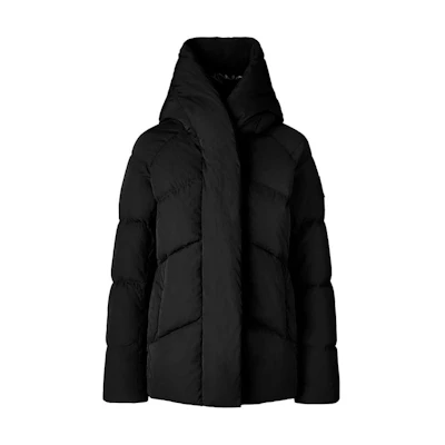 (Women) Canada Goose Marlow Series FW22 Long Down Jacket Black 3904W-61