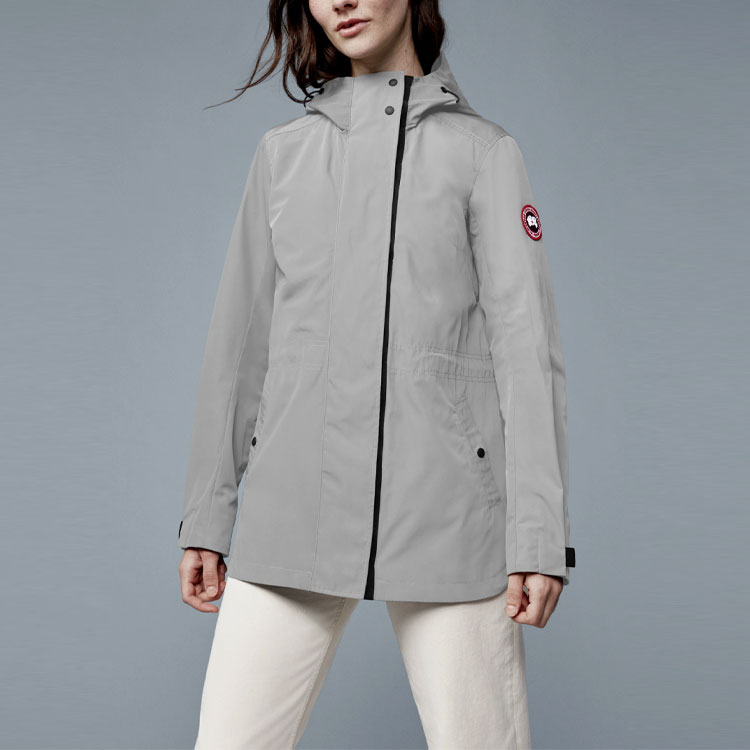 (Women) Canada Goose Minden Lightweight Hooded Parka Jacket Frost Grey. 2423L-446 圖 5