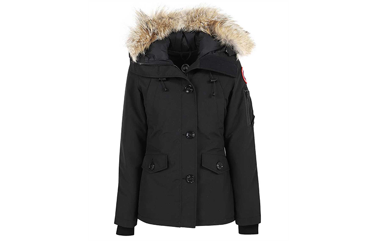 Order (Women) Canada Goose Montebello Logo Black Down Jacket Winter Women 2530L-61