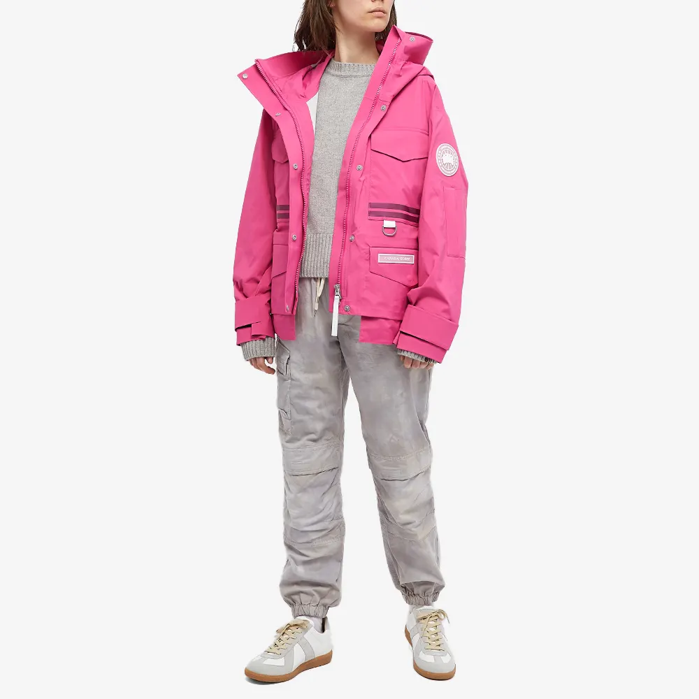 (Women) Canada Goose Mordaga FW22  Logo Hoodie Jacket in Bright Pink. 8801L1-121 圖 3