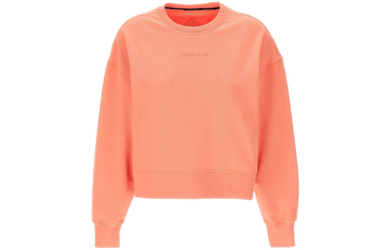 Order (W) 캐나다구스 머스코카 핑크 로고 크루넥 스웨트셔츠 CG7409W1-666