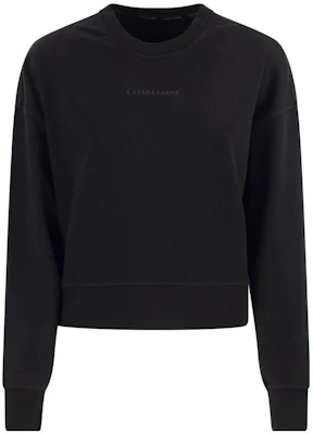 (Women) Canada Goose Muskoka Black Crewneck Sweatshirt 7409W-61 Buy (Women) Canada Goose Muskoka Black Crewneck Sweatshirt 7409W-61