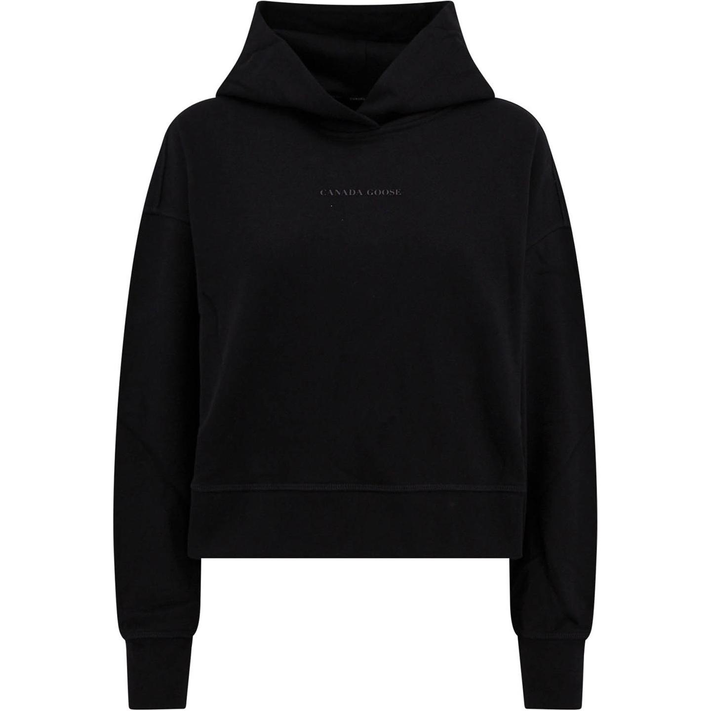 (Women) Canada Goose Muskoka FW24  Black Hoodie with Logo Embroidery. CG7408W-61 圖 2