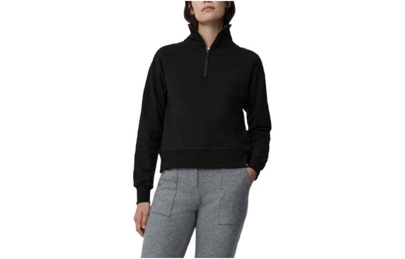 Order (W) Canada Goose Muskoka Half-Zip Pullover Sweatshirt FW22 Hitam. 7404WB-61