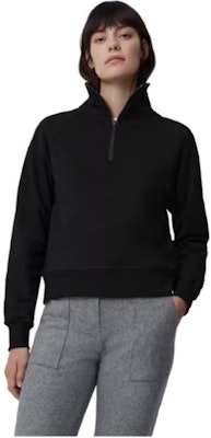 (W) Canada Goose Muskoka Half-Zip Pullover Sweatshirt FW22 Hitam. 7404WB-61 Lookbook (W) Canada Goose Muskoka Half-Zip Pullover Sweatshirt FW22 Hitam. 7404WB-61