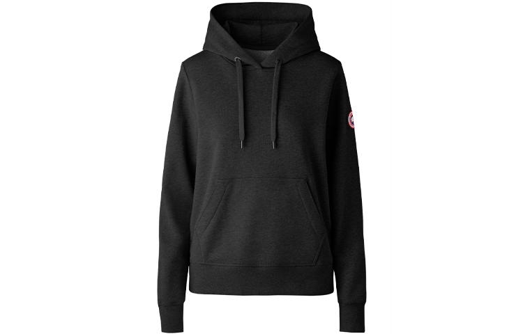 (Women) Canada Goose Muskoka Logo Hoodie Black 7403L-61 圖 2