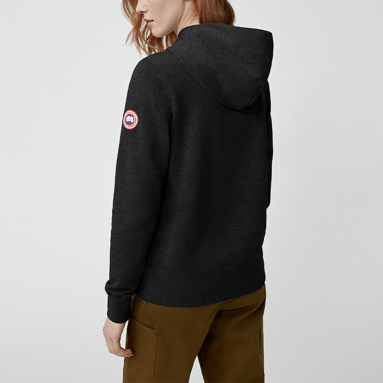 (Women) Canada Goose Muskoka Logo Hoodie Black 7403L-61 圖 4