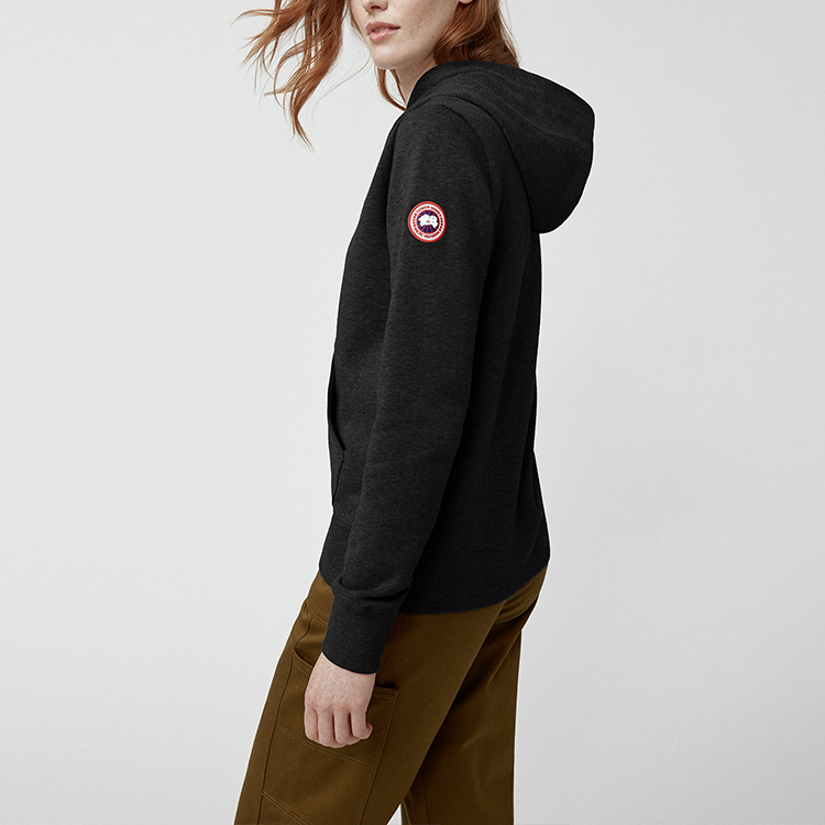 (Women) Canada Goose Muskoka Logo Hoodie Black 7403L-61 圖 5