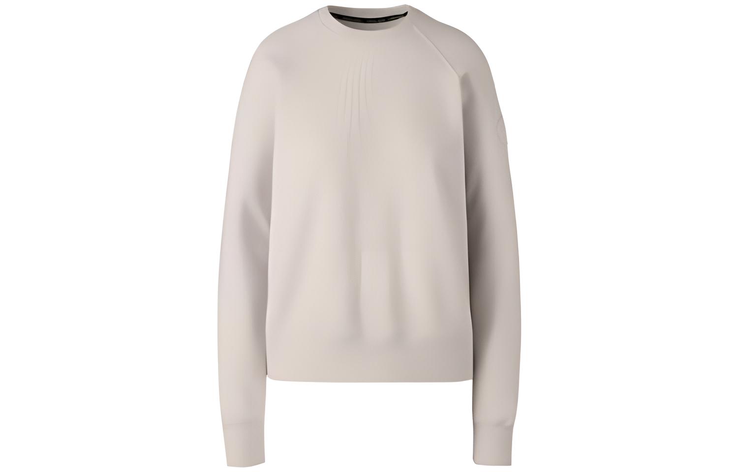 (Women) Canada Goose Muskoka Series  Pink Logo Crewneck Sweatshirt FW22. 7400L2-856