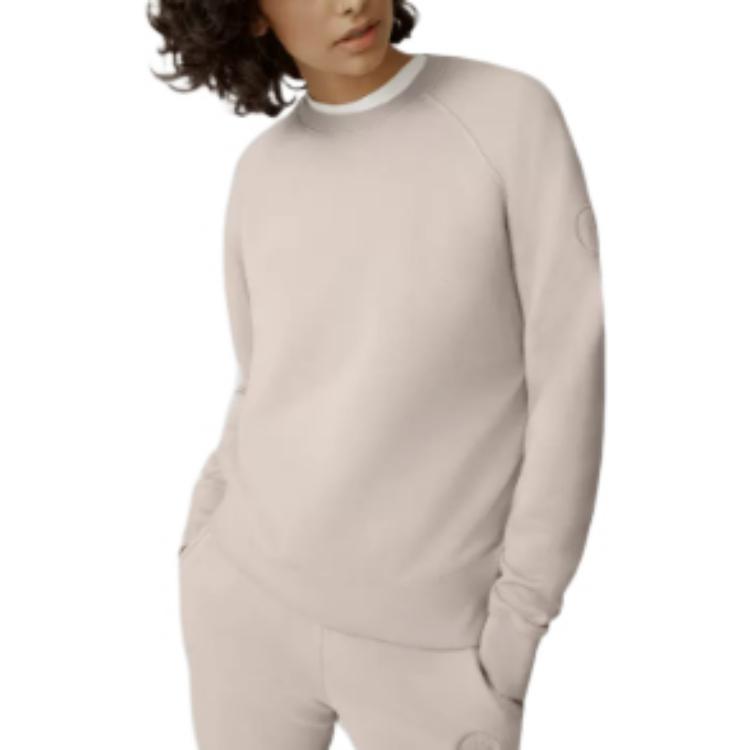 Lookbook (W) 캐나다구스 무스코카 시리즈 핑크로고 크루넥 스웻셔츠 FW22. 7400L2-856