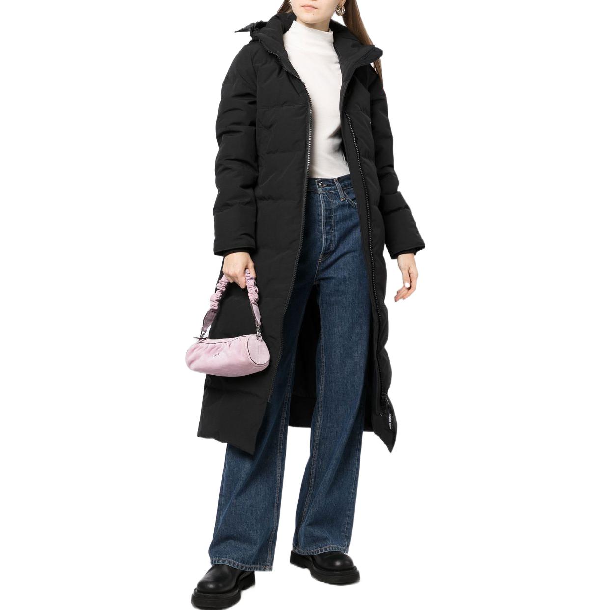 Lookbook (Women) Canada Goose Mystique FW22 Long Down Jacket Black  Winter Coat 3035W-61