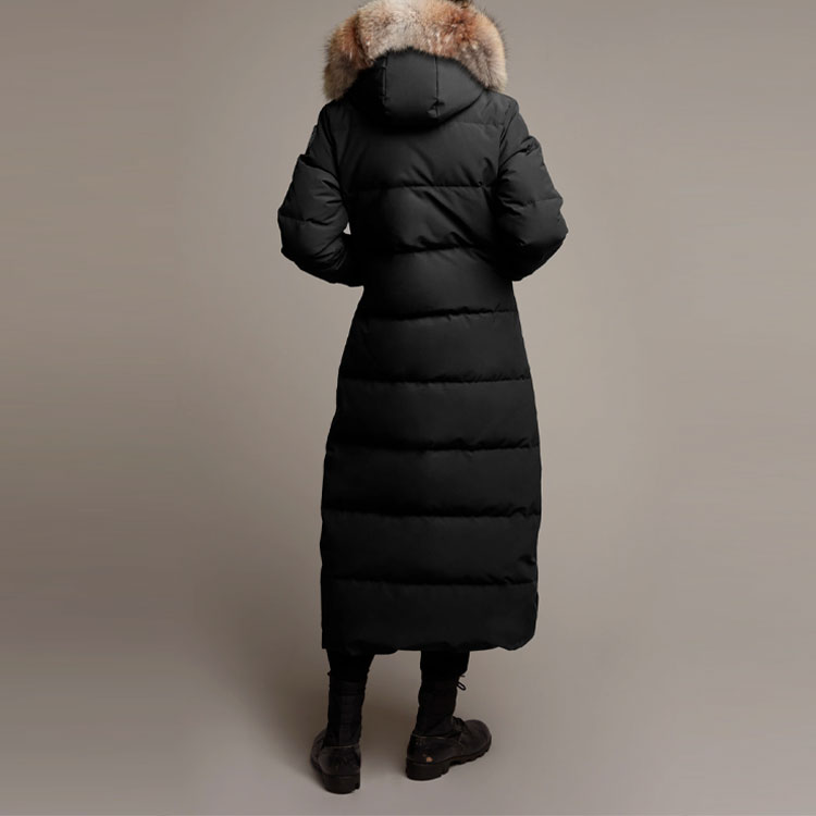 Shop (Women) Canada Goose Mystique Long Down Parka with Fur Hood - 3035LBA-61