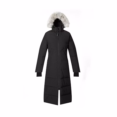 (Women) Canada Goose Mystique Parka Black with Removable Fur Trim 3035L-61
