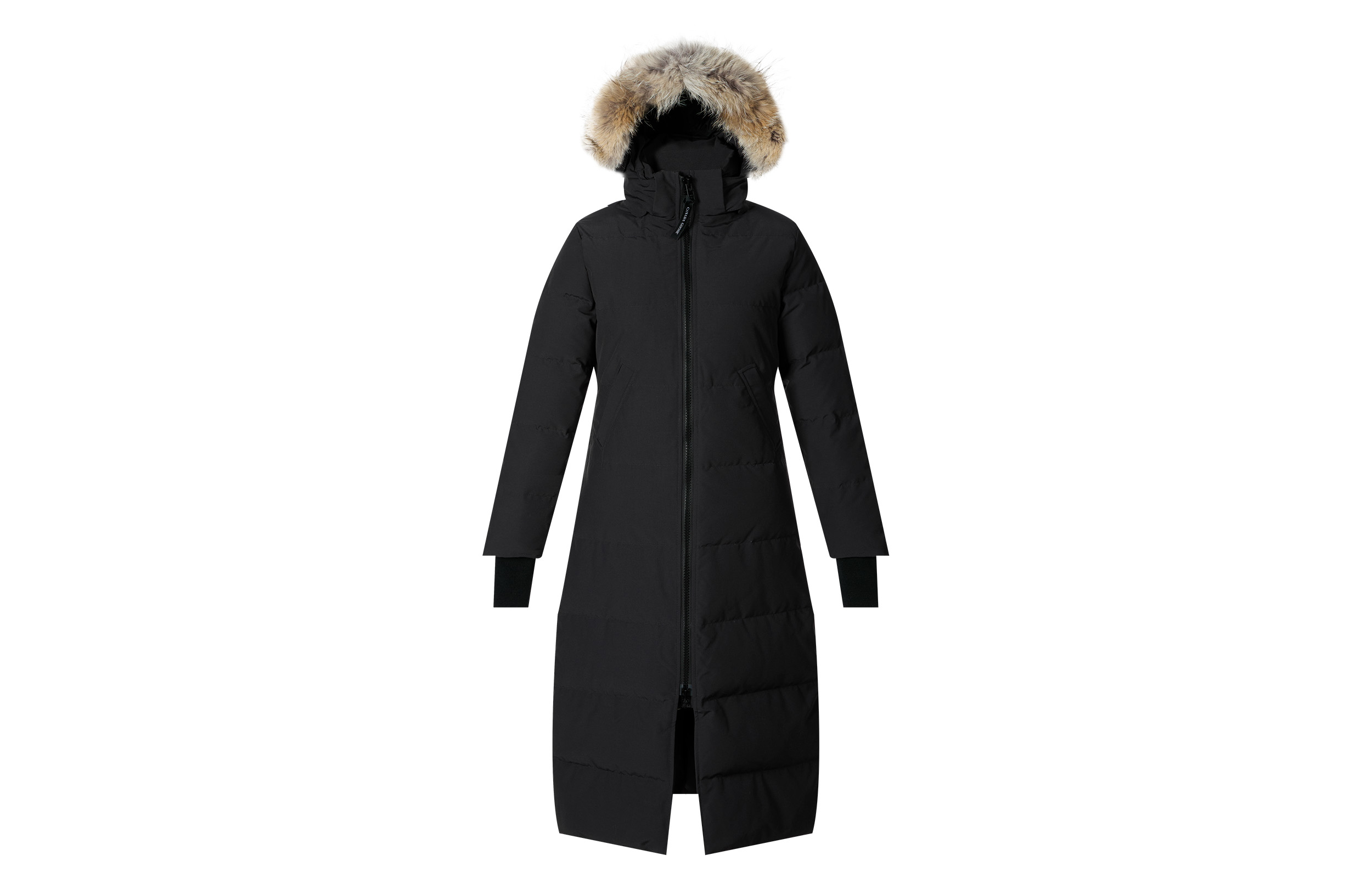 (Women) Canada Goose Mystique Parka Red Label Long Down Coat Navy Blue 3035L-67