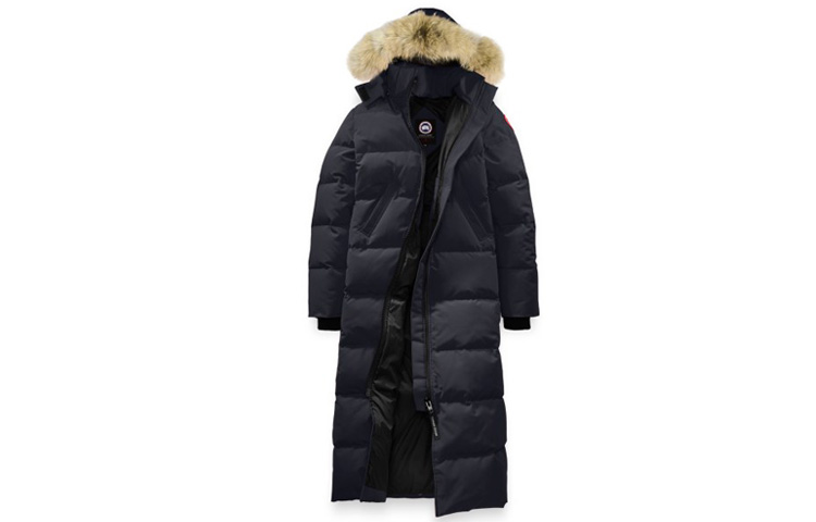 (Women) Canada Goose Mystique Parka Red Label Long Down Coat Navy Blue 3035L-67 圖 2
