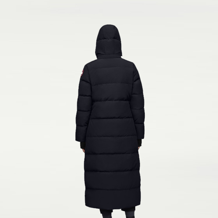 (Women) Canada Goose Mystique Parka Red Label Long Down Coat Navy Blue 3035L-67 圖 5