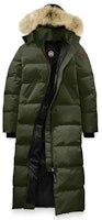 (Women) Canada Goose Mystique Red Label Waterproof Long Down Coat Women Olive Green 3035L-49 (Women) Canada Goose Mystique Red Label Waterproof Long Down Coat Women Olive Green 3035L-49
