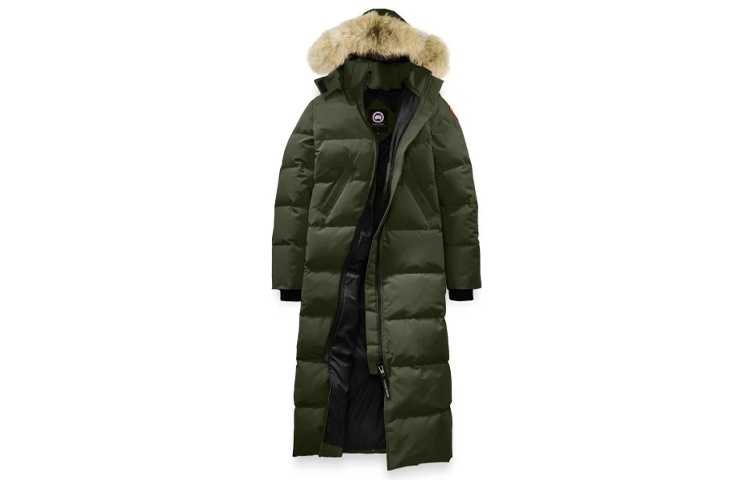 Order (Women) Canada Goose Mystique Red Label Waterproof Long Down Coat Women Olive Green 3035L-49