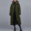 Shop (Women) Canada Goose Mystique Red Label Waterproof Long Down Coat Women Olive Green 3035L-49