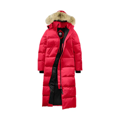 (Women) Canada Goose Mystique Red Long Parka Down Jacket Winter Edition 3035L-11