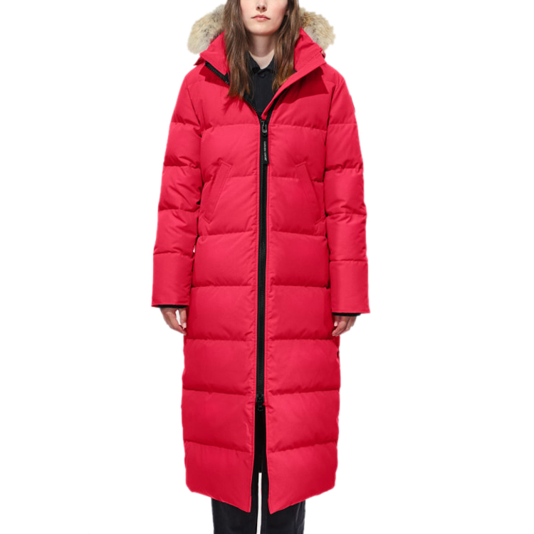 (Women) Canada Goose Mystique Red Long Parka Down Jacket Winter Edition 3035L-11 圖 3