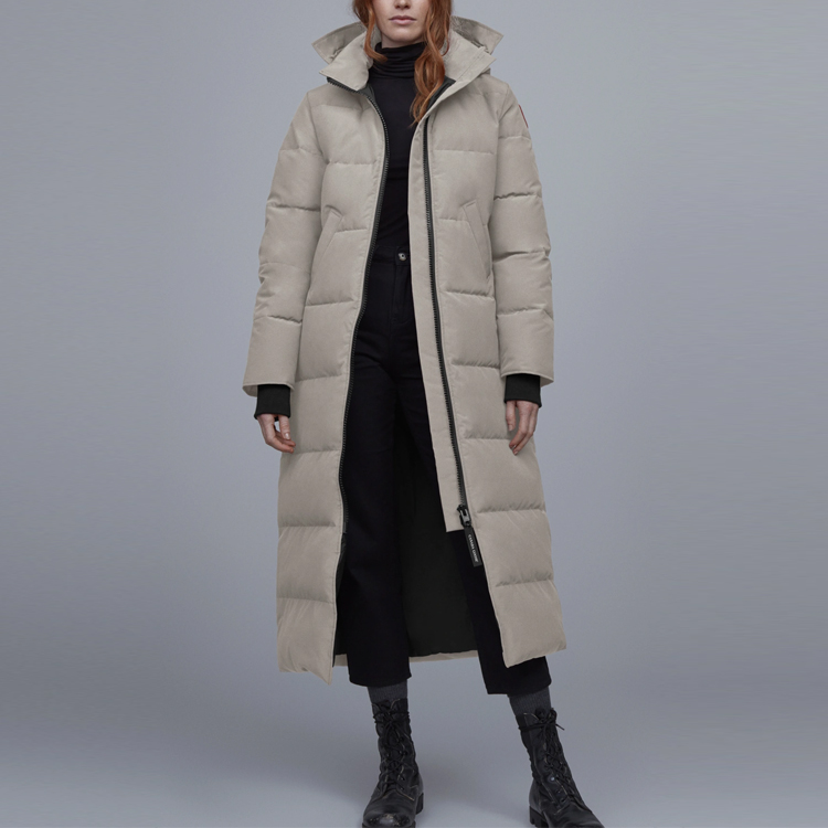 (Women) Canada Goose Mystique Series Winter Grey Long Parka Down Coat Red Label 3035L-432 圖 3