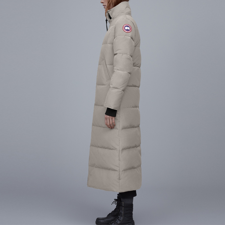 (Women) Canada Goose Mystique Series Winter Grey Long Parka Down Coat Red Label 3035L-432 圖 5