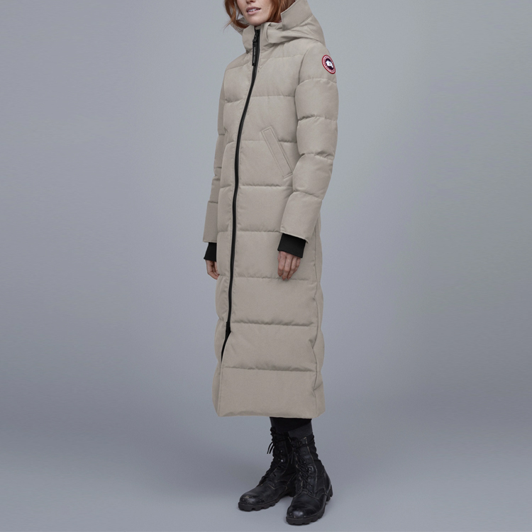 (Women) Canada Goose Mystique Series Winter Grey Long Parka Down Coat Red Label 3035L-432 圖 6