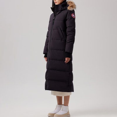 (Women) Canada Goose Mystique Slim Fit Waterproof Parka Long Down Coat Women Navy Blue 3035LA-67 Purchase (Women) Canada Goose Mystique Slim Fit Waterproof Parka Long Down Coat Women Navy Blue 3035LA-67