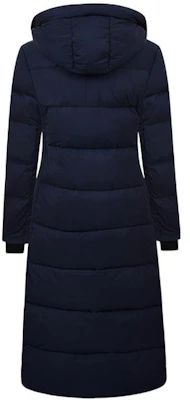 (W) 加拿大鵝深藍色連帽長版羽絨外套休閒款式 5088L-63 Lookbook (W) 加拿大鵝深藍色連帽長版羽絨外套休閒款式 5088L-63