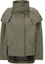 Buy (Women) Canada Goose Olivine Zip-Up Jacket Loose Fit Grey with Embroidered Logo. 4853W-1664