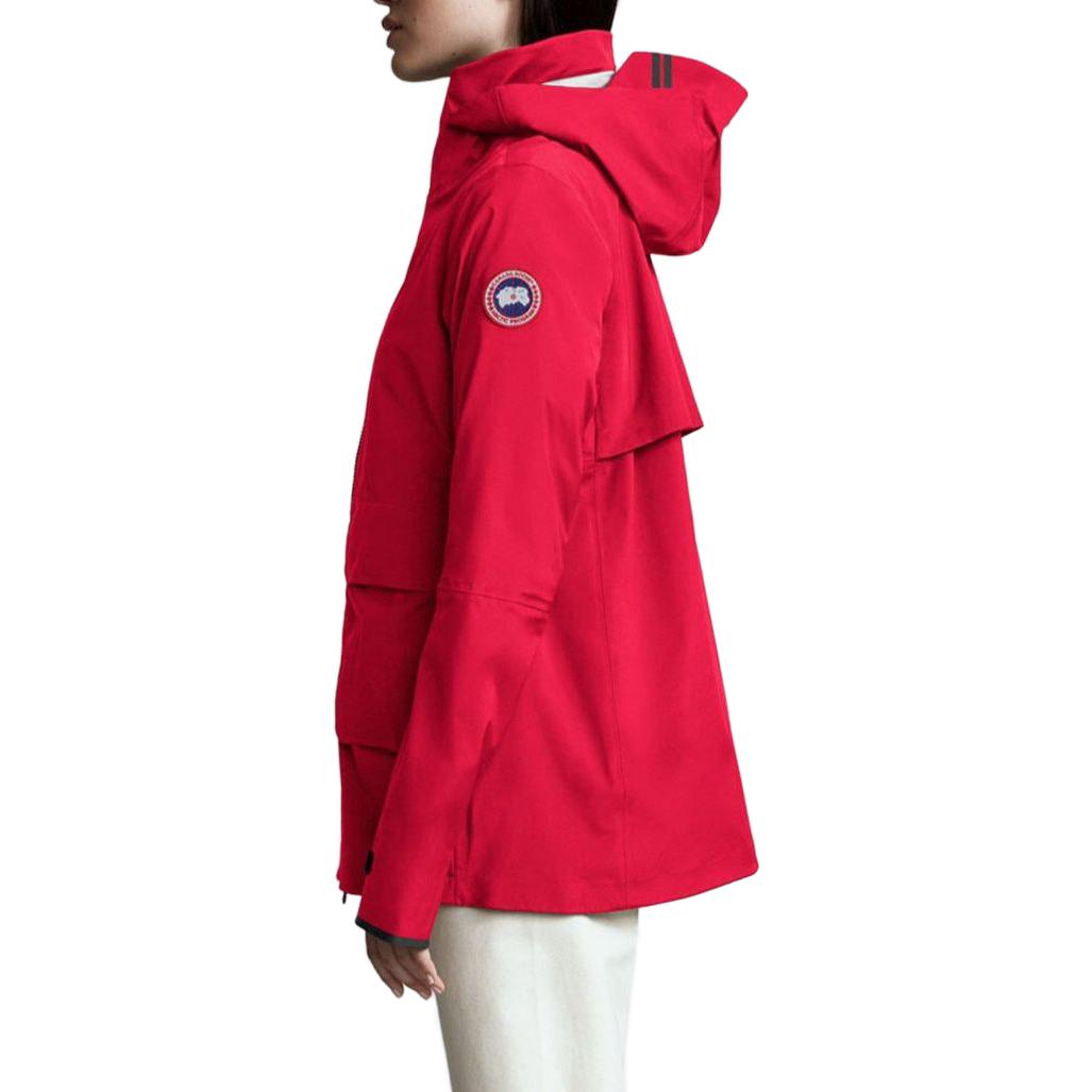 (Women) Canada Goose Pacifica Red Windproof Waterproof Hooded Jacket 5612LD-406 圖 5
