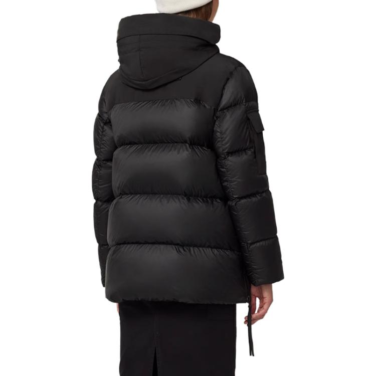 Shop (W) カナダグース ブラックラベル パラダイム ミドル丈 ダウンジャケット レディース 黒 取り外し可能フード 2058WB-61