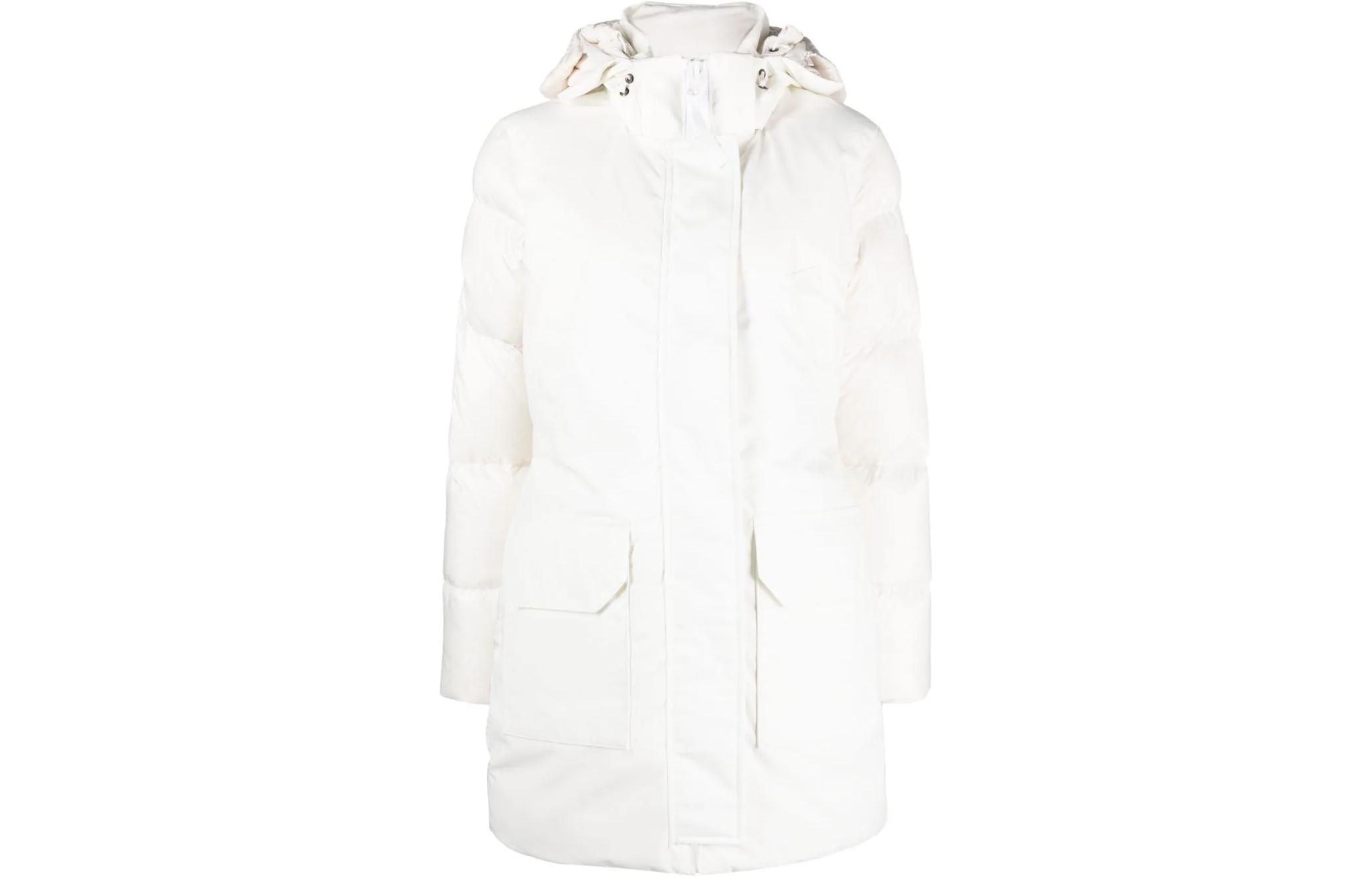 Order (W) Canada Goose Paradigm Trillium Chaqueta Larga Blanca Impermeable y Cortavientos. 6661WW-433