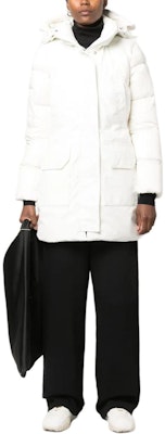 (W) Canada Goose Paradigm Trillium Chaqueta Larga Blanca Impermeable y Cortavientos. 6661WW-433 Lookbook (W) Canada Goose Paradigm Trillium Chaqueta Larga Blanca Impermeable y Cortavientos. 6661WW-433