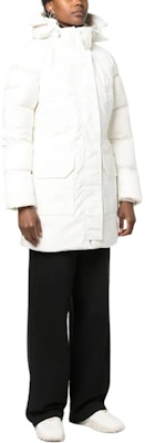 (W) Canada Goose Paradigm Trillium Chaqueta Larga Blanca Impermeable y Cortavientos. 6661WW-433 Purchase (W) Canada Goose Paradigm Trillium Chaqueta Larga Blanca Impermeable y Cortavientos. 6661WW-433