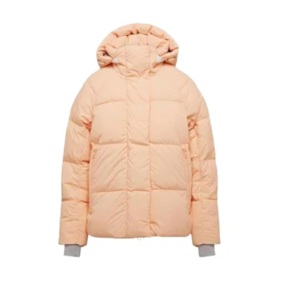 (Women) Canada Goose Pastels Black Label Short Puffer Jacket Misty Orange. 2602LB1-1387