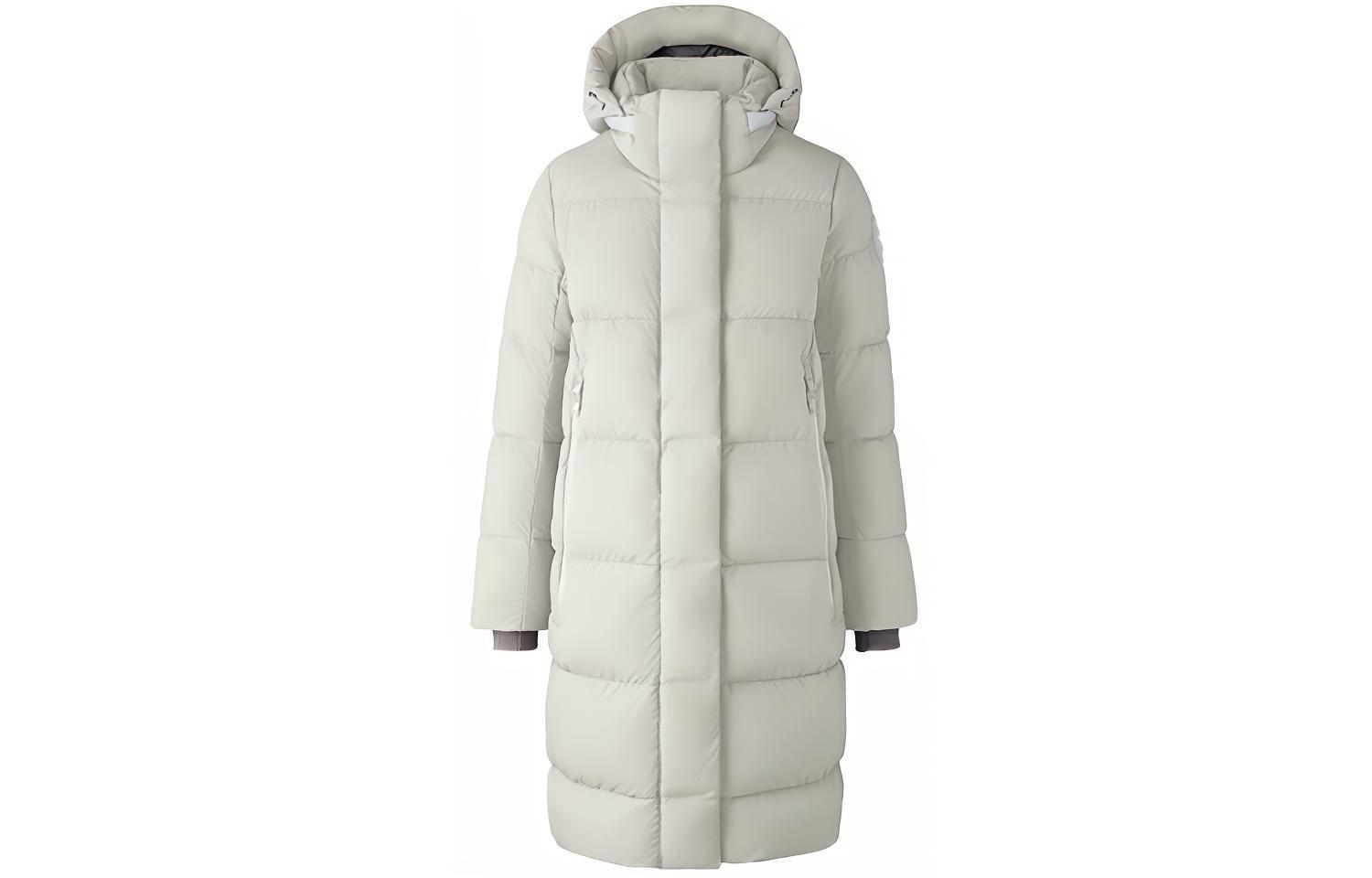 (Women) Canada Goose Pastels Byward White Label Winter Long Puffer Jacket White 2610LB1-433 圖 2