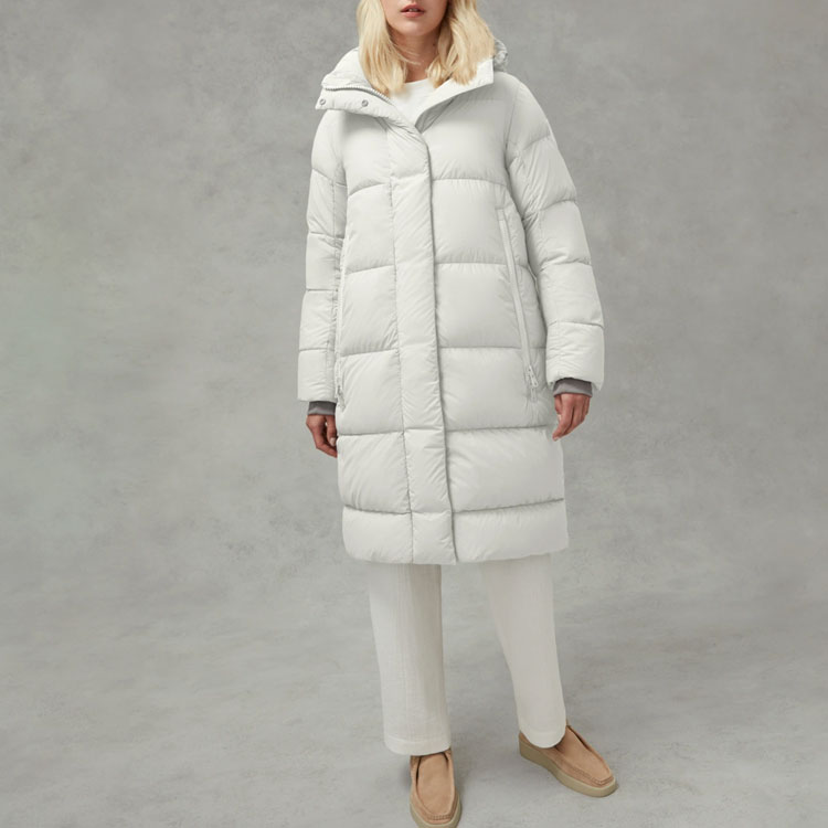 (Women) Canada Goose Pastels Byward White Label Winter Long Puffer Jacket White 2610LB1-433 圖 4