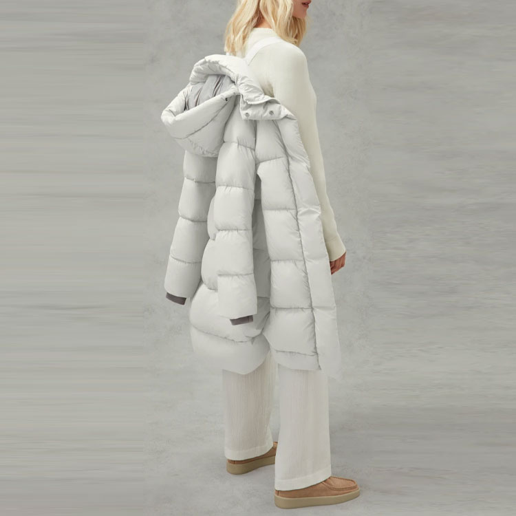 (Women) Canada Goose Pastels Byward White Label Winter Long Puffer Jacket White 2610LB1-433 圖 5