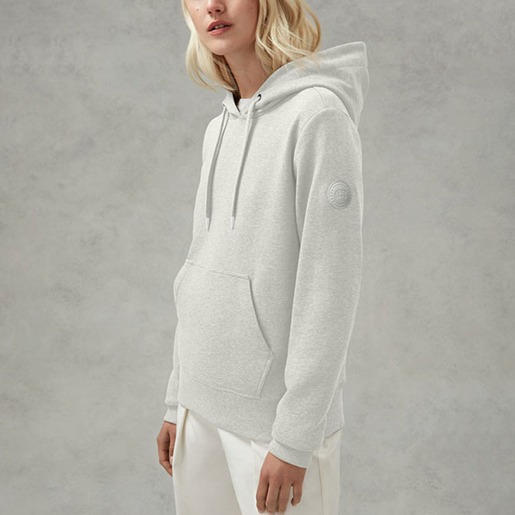 (Women) Canada Goose PASTELS Muskoka White Hoodie Pullover 7403L1-433 圖 4