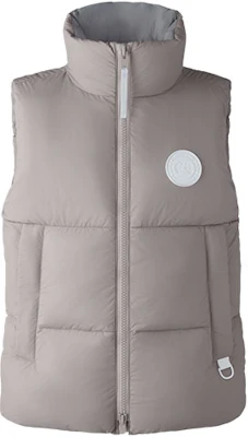 (W) Chaleco de plumas mujer Canada Goose Serie Pasteles con logo y cuello alto. 2614MB1-439 Buy (W) Chaleco de plumas mujer Canada Goose Serie Pasteles con logo y cuello alto. 2614MB1-439