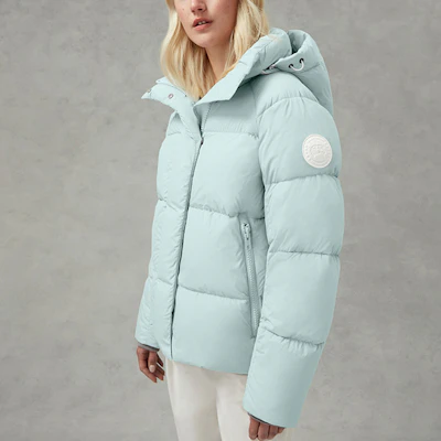 (W) Canada Goose Pastels Jaket Pendek Kalis Air Biru Bulu Angsa Parka. 2602LB1-463 Shop (W) Canada Goose Pastels Jaket Pendek Kalis Air Biru Bulu Angsa Parka. 2602LB1-463